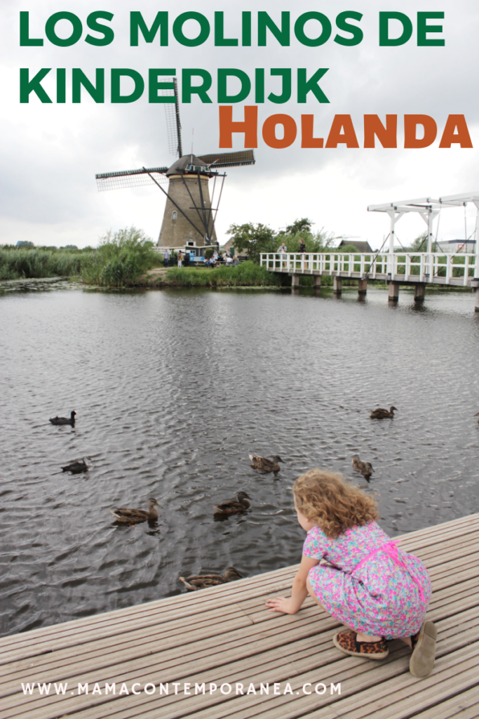 Los Molinos de Viento de Kinderdijk en Holanda