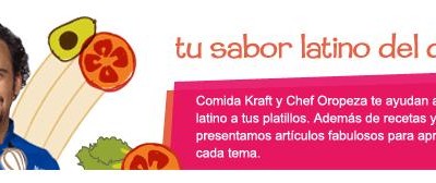 Cada Mes un tema Diferente, Comparte tu Sabor Latino con Comida Kraft