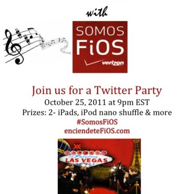 Fiesta en twitter Para Celebrar Nuestra Musica con Verizon FIOS