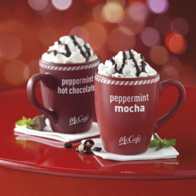 McCafé Peppermint Mocha y McCafe Peppermint Hot Chocolate. SORTEO