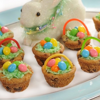 Canastas de Pascua con Trocitos de Chocolate. SORTEO