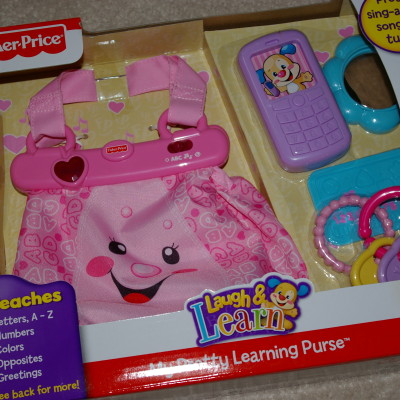 Estilo para las Niñitas con Laugh and Learn My Pretty Learning Purse de Fisher Price. SORTEO