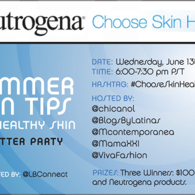 Fiesta en Twitter Consejos para un Verano Saludable- Choose Skin Health