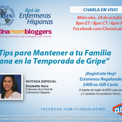 Chat de Clorox Latino en Facebook: “Tips para Mantener a tu Familia Sana en la Temporada de Gripe” en Español