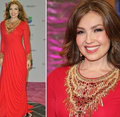 El Look de Thalia en Premios Lo Nuestro