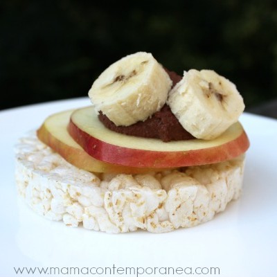 Receta: Merienda Saludable con Nutella Fit
