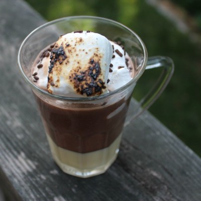 Café Bombón Contemporáneo con Comida Kraft