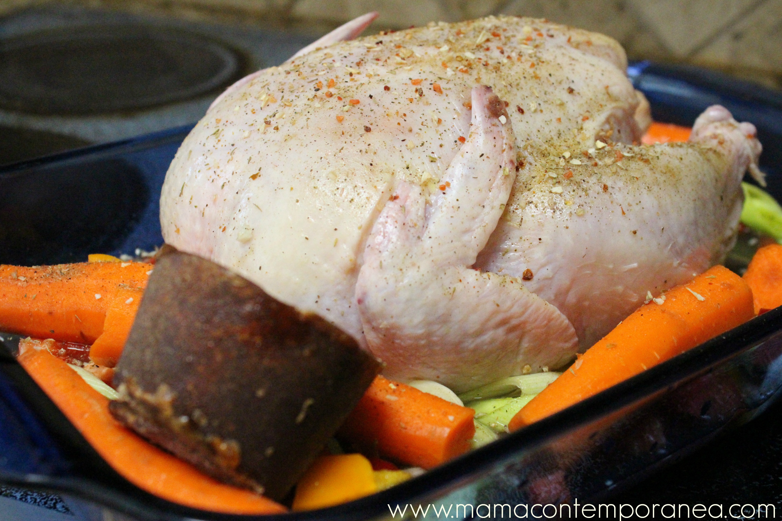 Receta: Pollo Navideño Borracho Venezolano al Horno