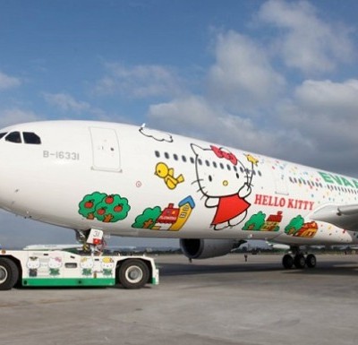 Avión de Hello Kitty Volará de Taipei a Houston en el 2015
