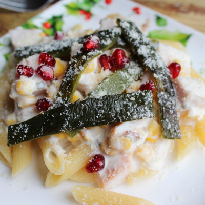 Salsa de Maíz y Chile Poblano con Pavo – #ComidaKraft