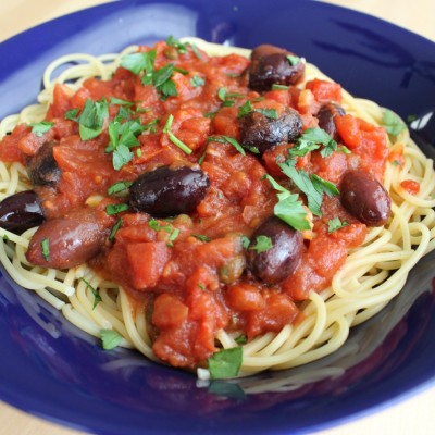 Receta: Pasta a la Puttanesca