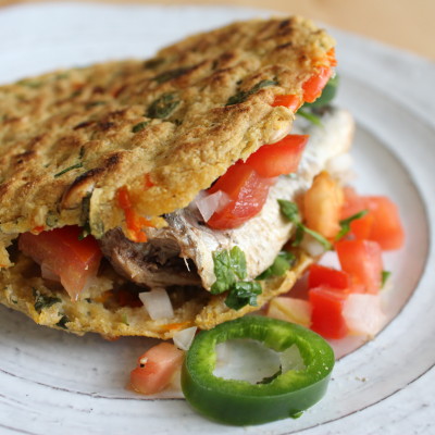 Receta: Arepa Fit de Perejil, Avena, Semillas de Auyama y Ají Dulce