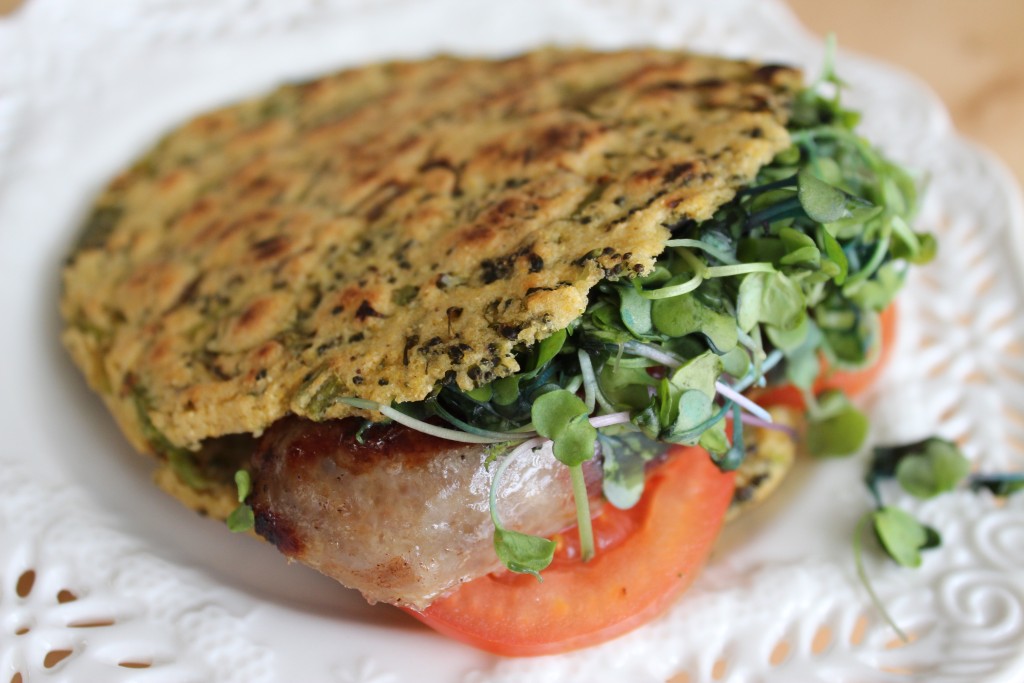 Arepa Fit de brocoli, cebollín y cilantro | Mamá Contemporánea #arepasfit
