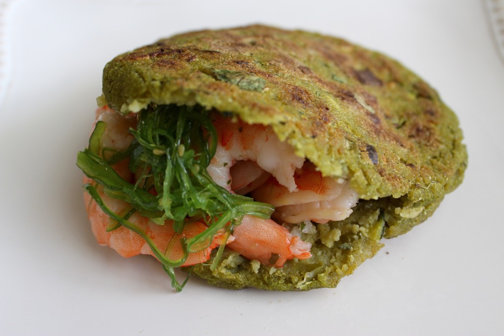 Arepa Fit Verde | Mamá Contemporánea #arepasfit