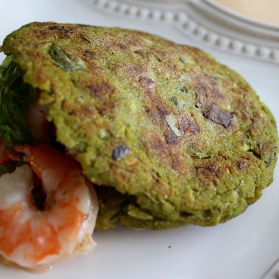 Receta: Arepa Fit Verde “Hulk”