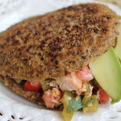 Arepa Fit de Chia, Linaza, Semillas de Auyama y Trigo Sarraceno