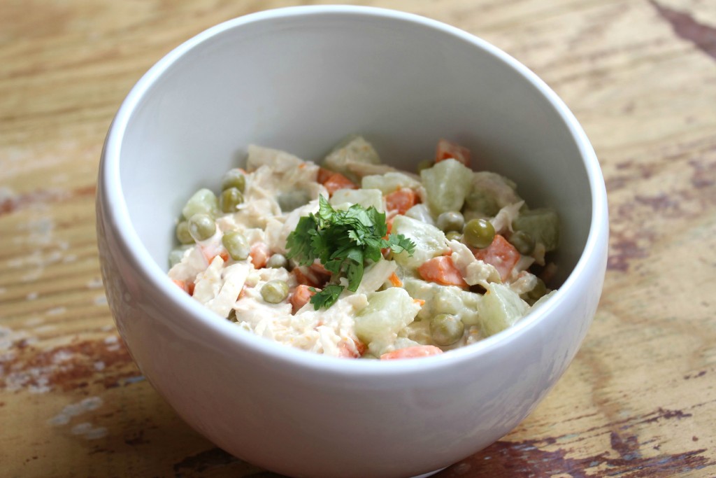 Ensalada de Gallina Fit y Baja en Calorías | Mamá Contemporánea
