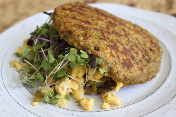 Arepa Fit de Plátano Maduro y Te Verde Matcha| Mamá Contemporánea #arepasfit