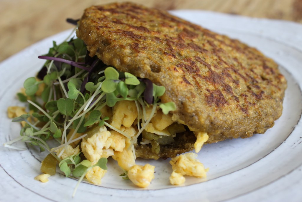 Arepa Fit de Plátano Maduro y Té Verde Matcha | Mamá Contemporánea #arepasfit