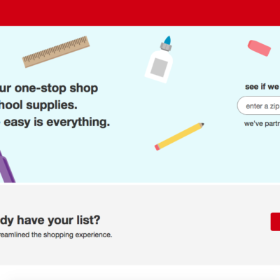Asistente Virtual de Target Para Comprar los Útiles Escolares