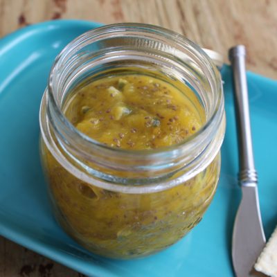 Mermelada Saludable de Mango, Jengibre, Parchita y Chia