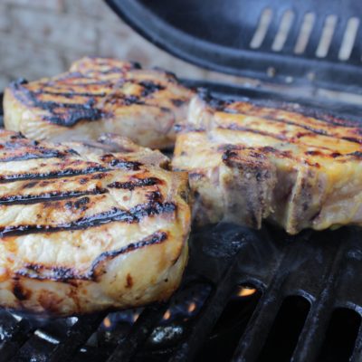 Chuletas de Cerdo en Cerveza y Mango