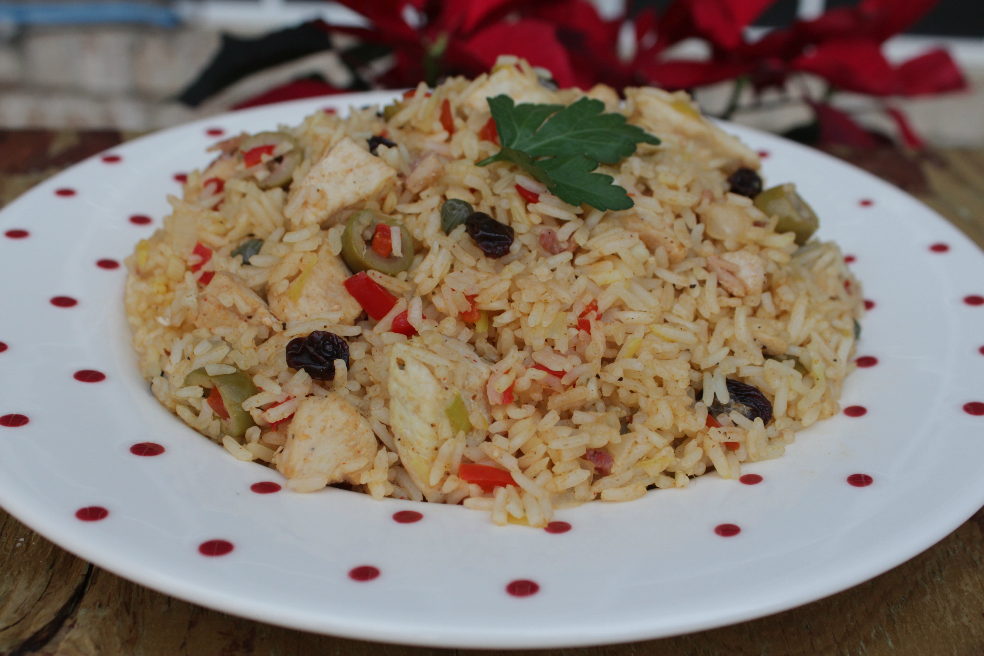 Arroz con Pollo Navideño Venezolano Mamá Contemporánea.