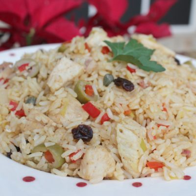 Arroz con Pollo Navideño Venezolano
