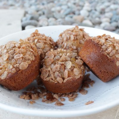 Muffins de Zanahoria con Cinnamon Pebbles