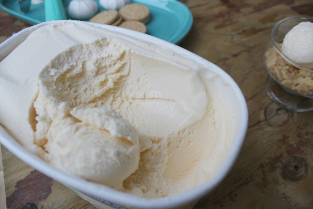 Postre de Limón con Helado Mayfield Creamery