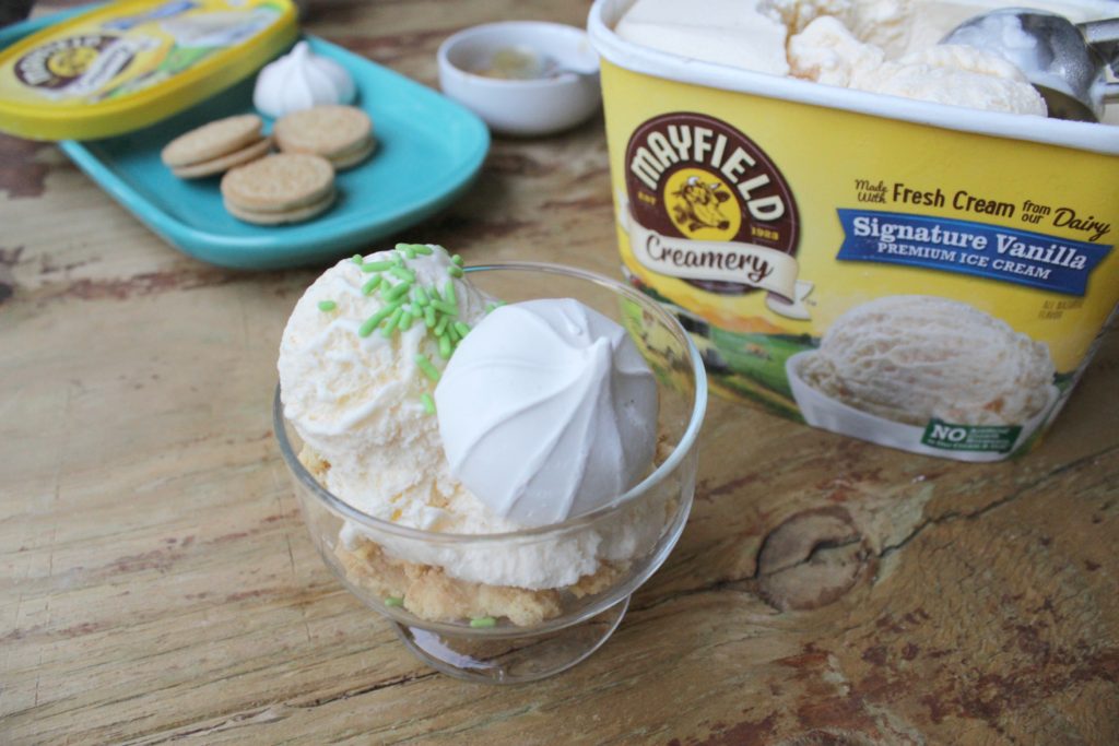 Postre de Limón con Helado Mayfield Creamery