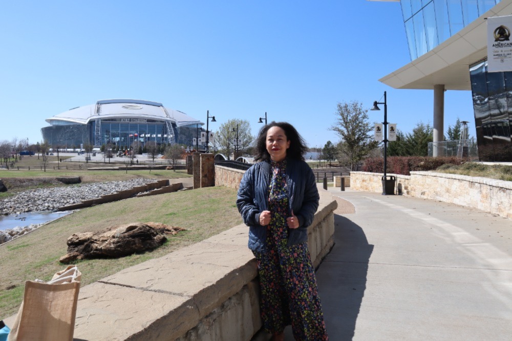AT&T Stadium AT&T Stadium de fondo